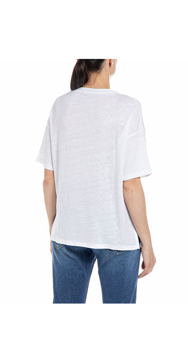 Essential ストレッチリネンジャージーTシャツ 詳細画像